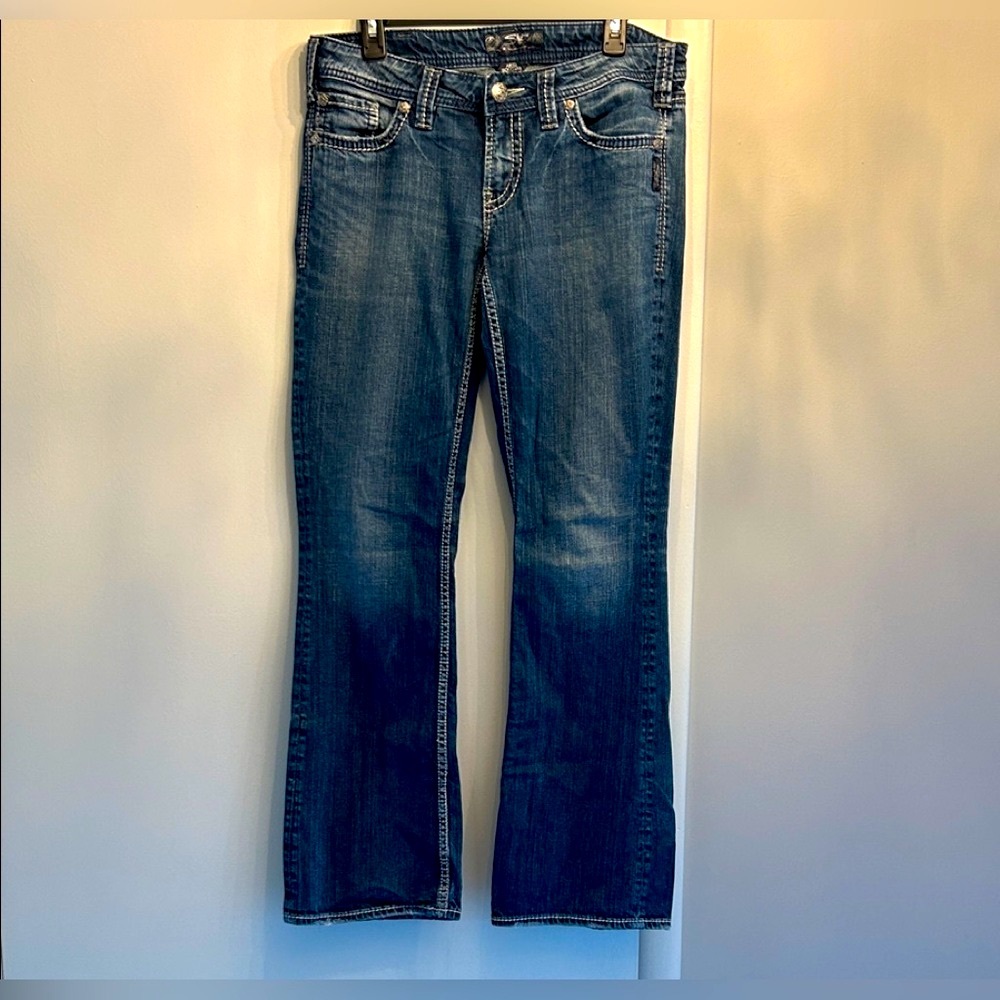 Silver Jeans Dark Blue Boot Cut Denim
